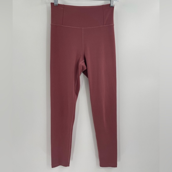 Girlfriend Collective Women’s High Rise Mauve/Rose Leggings Size Small - Picture 1 of 7